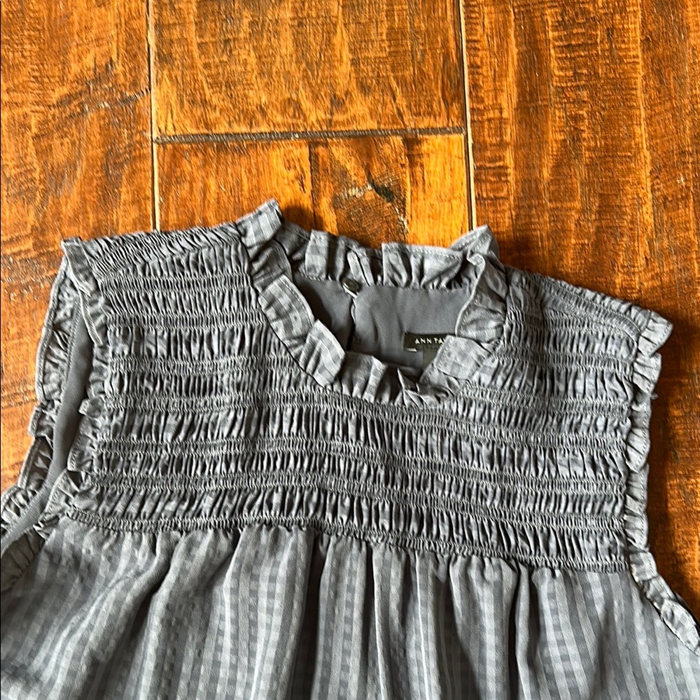 Ann Taylor Smokey Blue Two Piece Outfit Set - Picture 9 of 9